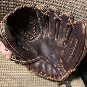 Brown Leather Baseball Glove